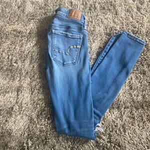 American Eagle Outfitters Blue Skinny Jeans